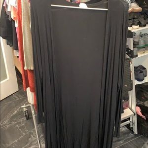 Long sleeve long cardigan